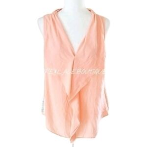 LANE BRYANT RUFFLE PEACH BLOUSE SZ 1X 16